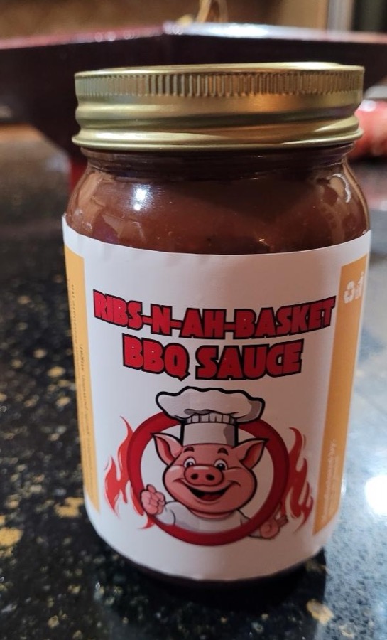 Ribs-N-Ahh-Basket Slow Burn Barbeque Sauce jar (placeholder photo)